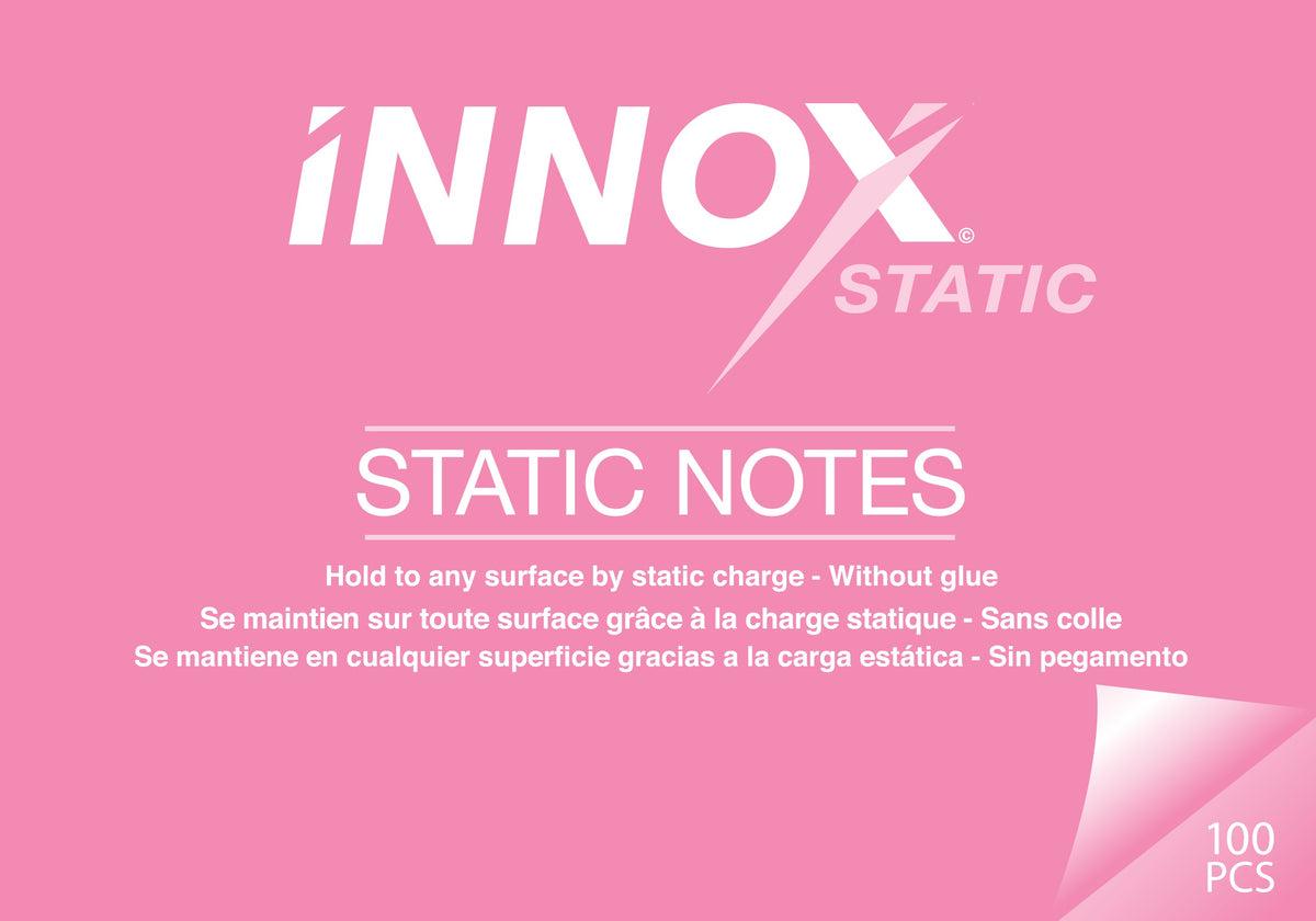 Static Notes  | 3 Sizes | 6 colours | 100pcs/pack - innoXstatic.com